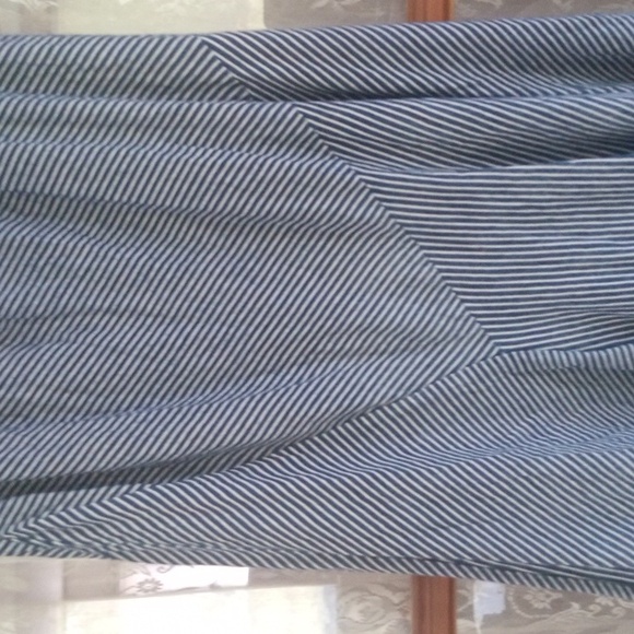 AG Adriano Goldschmied blue ombre skirt - Picture 4 of 6